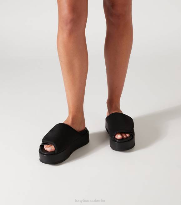 Sandalen| de Tony Bianco Frauen Roxana-Sandalen schwarzes Scuba 4624623